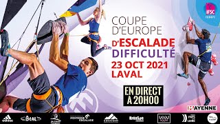 Coupe d'Europe d'escalade de difficulté - Finales - LAVAL