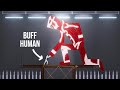 Buff Human vs Attack on Titan in Deadly Battle Wrestling Spike Pit - People Playground