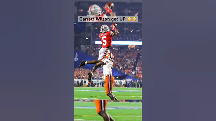 Garrett Wilson got UP 😳 #shorts #collegefootball #cold #viral