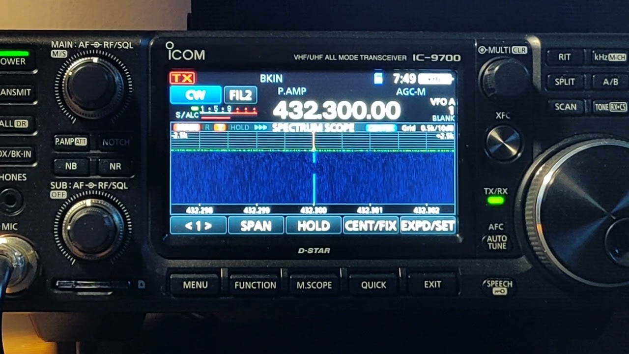 W3CCX/b on 432.309MHz in FN20TK heard in FN21FK.