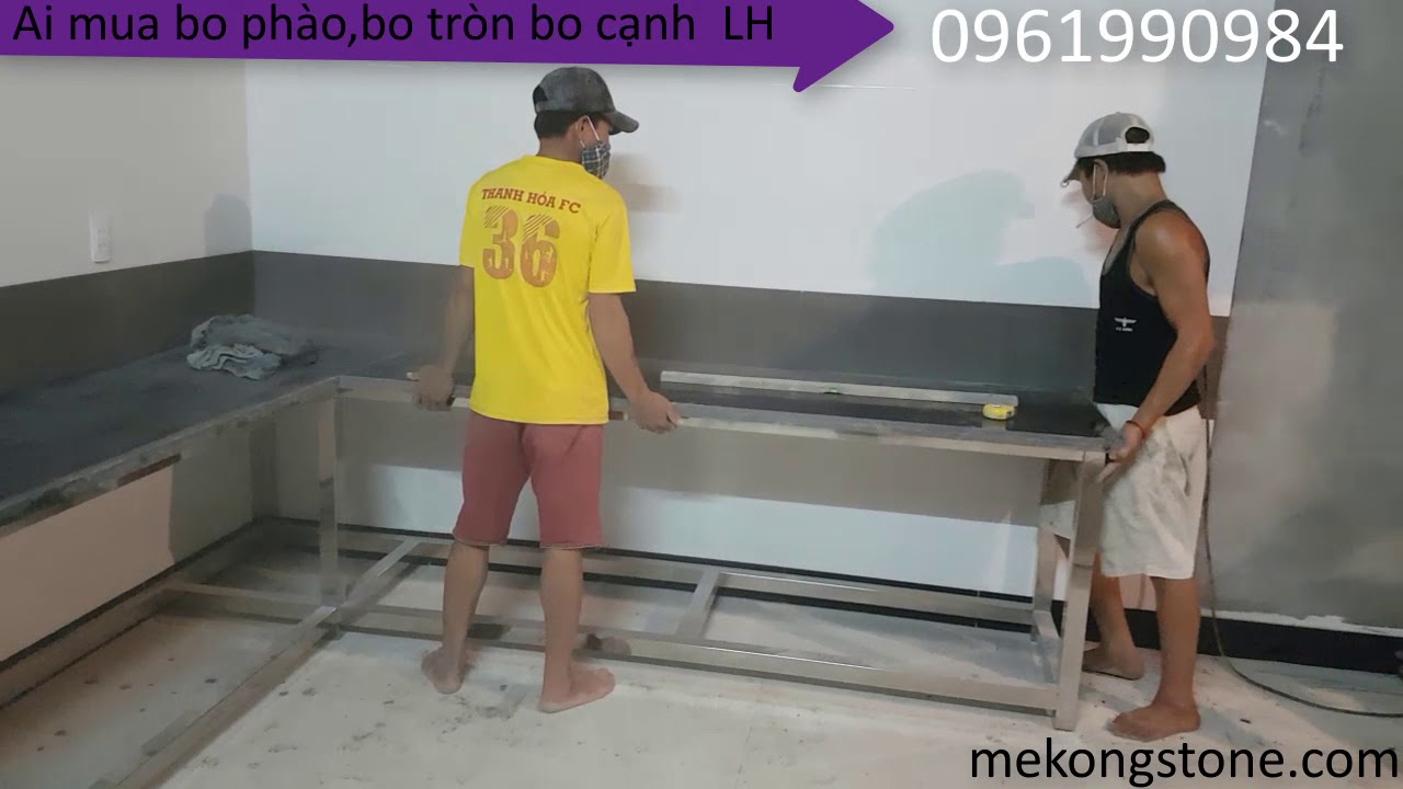 QUY TRÌNH LÀM BÀN BẾP (THỢ MỚI) VÀO NGHỀ - YouTube