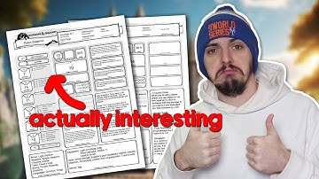 How to make (cool) D&D characters