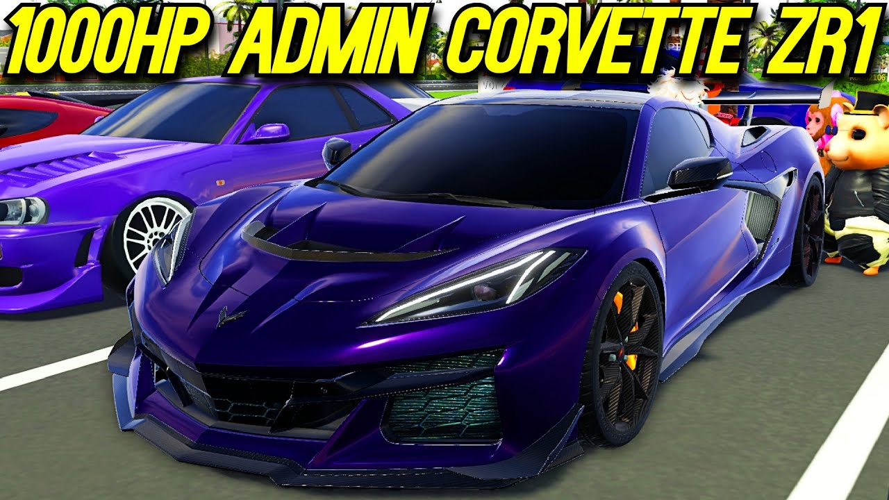 1000HP ADMIN CORVETTE C8 ZR1 SHOWS UP AT CAR MEET IN SOUTHWEST FLORIDA!