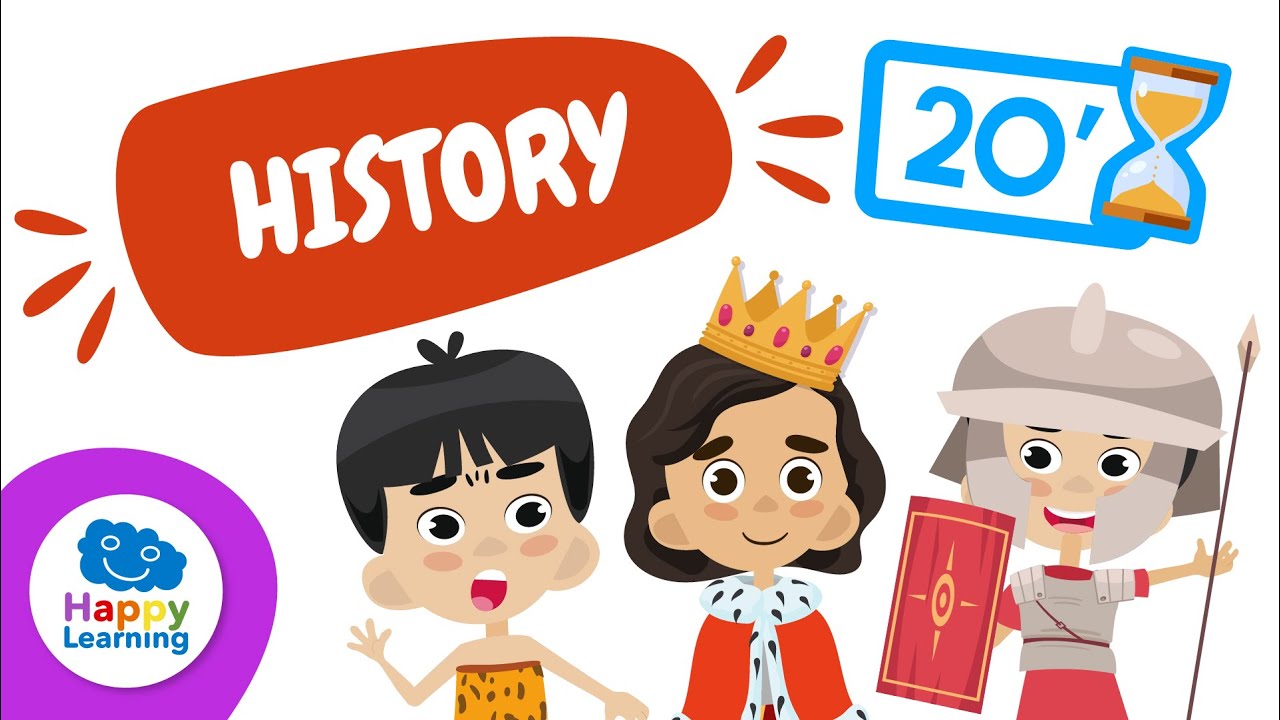 FROM PREHISTORY TO THE RENAISSANCE | HISTORY VIDEOS FOR KIDS | Happy Learning 📅👑⏱️