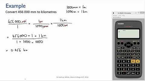 Converting mm to km example | Science Skills | meriSTEM
