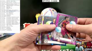 5x CASER 2025-26 Topps UEFA Club Competitions FINEST CCF25 Soccer 40 Hobby Box 5x Case Break #PYTP25
