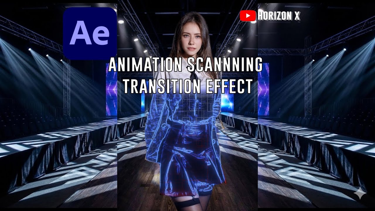 【After Effects Tutorial】Animation Scanning Transition Effect - YouTube