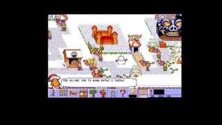 Theme Park Xmas Walkthrough on Commodore Amiga, Christmas
