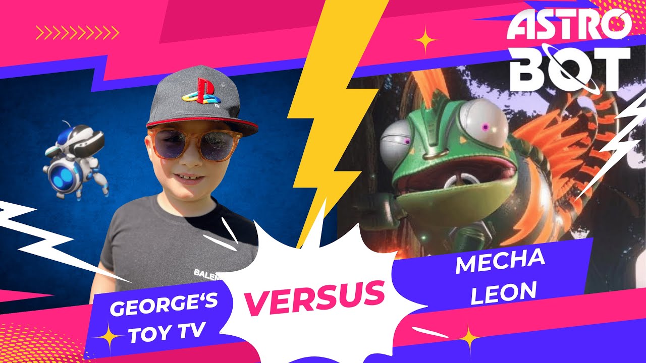 George's Toy TV versus Mecha Leon | Astro Bot PS5