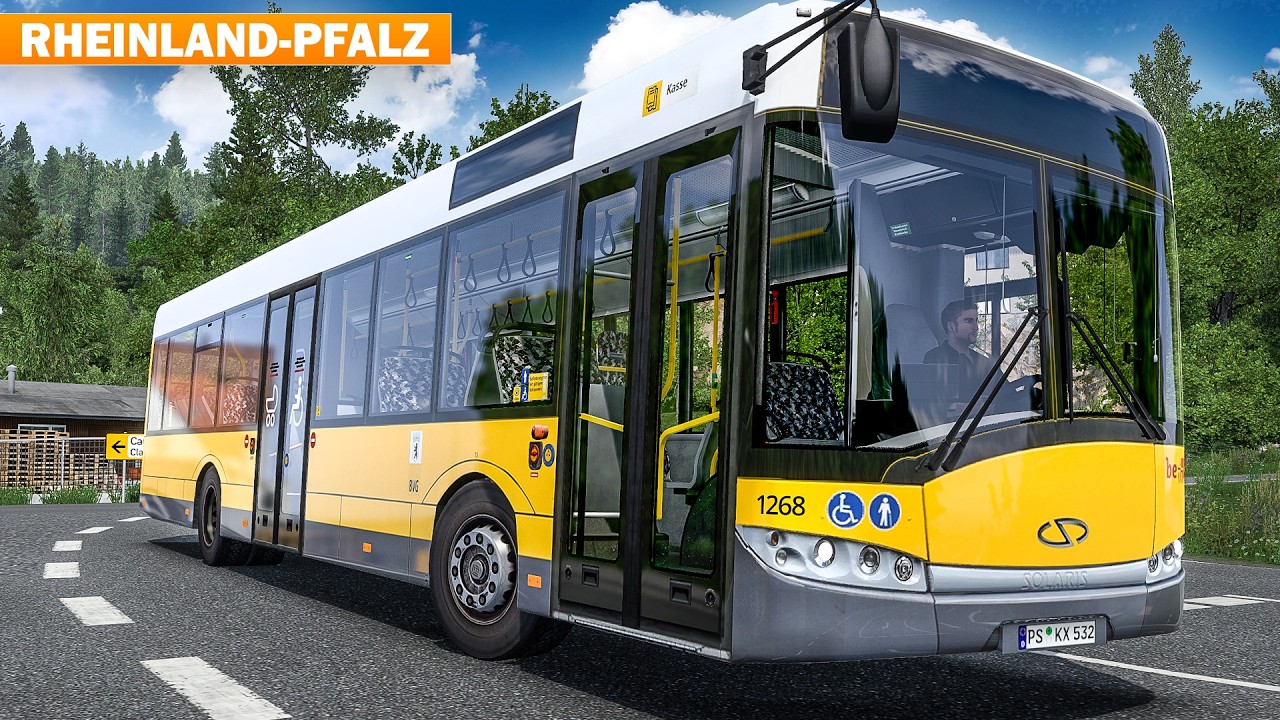 ETS 2: Mit dem Linienbus nach Hermersbergerhof | EURO TRUCK SIMULATOR 2 Rheinland-Pfalz