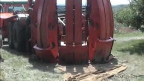 red boss tree spade 102 inch truck mounted- from Tree Equipment Design