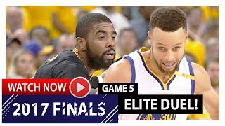 Stephen Curry vs Kyrie Irving Game 5 Duel Highlights (2017 Finals) Cavs vs Warriors - Steph WINS IT!