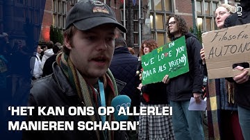 Studenten ‘vieren’ kleinere faculteiten uit zorg over fusieplannen RUG