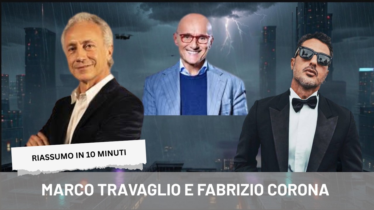 Marco Travaglio e Fabrizio Corona lo scandalo