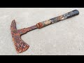 Old Rusty Fireman's Axe Restoration