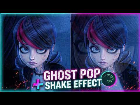 How to Create GHOST POP + SHAKE EFFECT in Alight Motion! ⚡👻 | Step-by-Step Tutorial