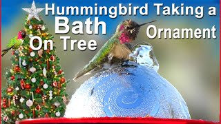 How To Make Hummingbird ENDLESS Water Fountain BALL Birdbath EASY Solar Powered TOTALLY PORTABLE