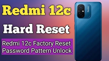 Redmi 12C Hard Reset How to Factory Reset