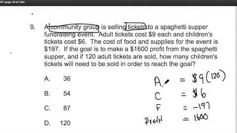 GOHMATH: #9 ~ Word Problems ~ Elementary 53 Math MTEL ~ Chris Abraham ~ GOHmath.com