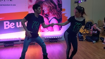 WZF2019: Gaelle & Hugo in Saturday morning class demo ~ Zouk Soul