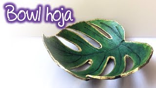 Bowl tazon con forma de hoja, Leaf bowl