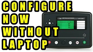 #Generator operator training | How to configure dse_7320 controller from front panel  without laptop