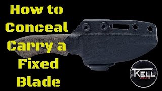 How to Conceal Carry EDC your Knife