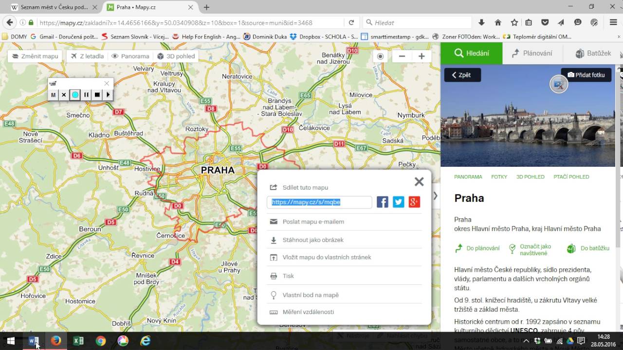 Tabulka a hypertextový odkaz
