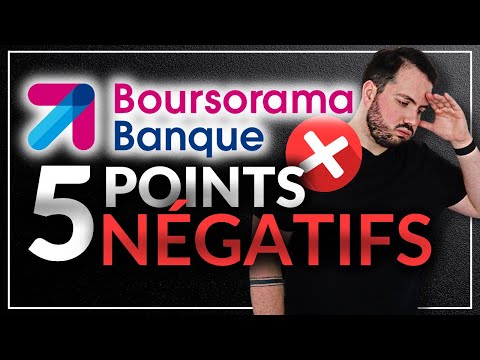 Boursorama Banque : 5 POINTS NÉGATIFS (mon avis après 5 ans)