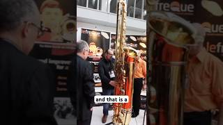 I played a subcontrabass saxophone back in 2018 - one of the rarest saxes ever made.