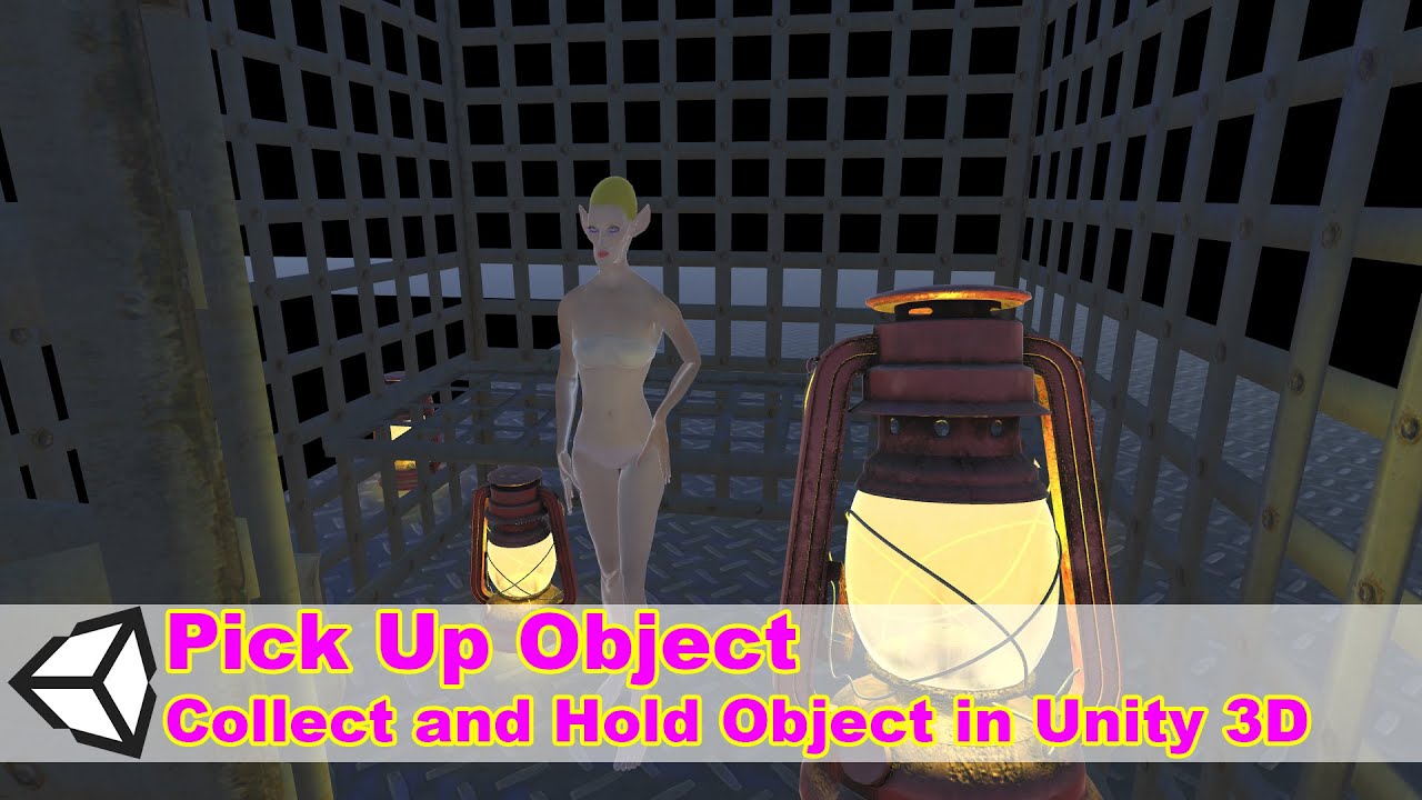 Unity3D Pick Up Object Character Collect and Hold Object Tools. Intro ...
