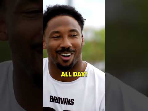 The game of cat and mouse aka the Myles Garrett Treatment 🤣 #browns #nfl