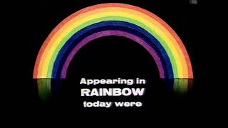 Rainbow original opening and closing credits - 1972