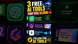 3 Free AI Tools That Feel Illegal 🔥