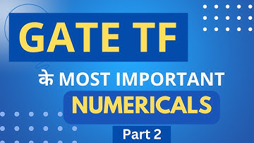 Textile Engineering GATE TF | Important Numericals Part 2| Gate Textile & Fibre Engineering #gatetf