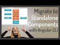 Migrate to standalone components using the angular cli