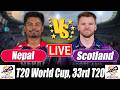 Nepal vs Scotland 2026 Score | NEP vs SCO Score 33rd T20  Bangla Commentary | T20 World Cup 2026