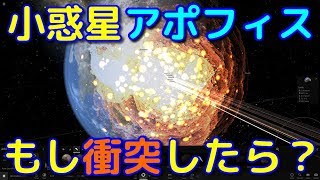もしも巨大小惑星アポフィスが地球に衝突したらどうなる？