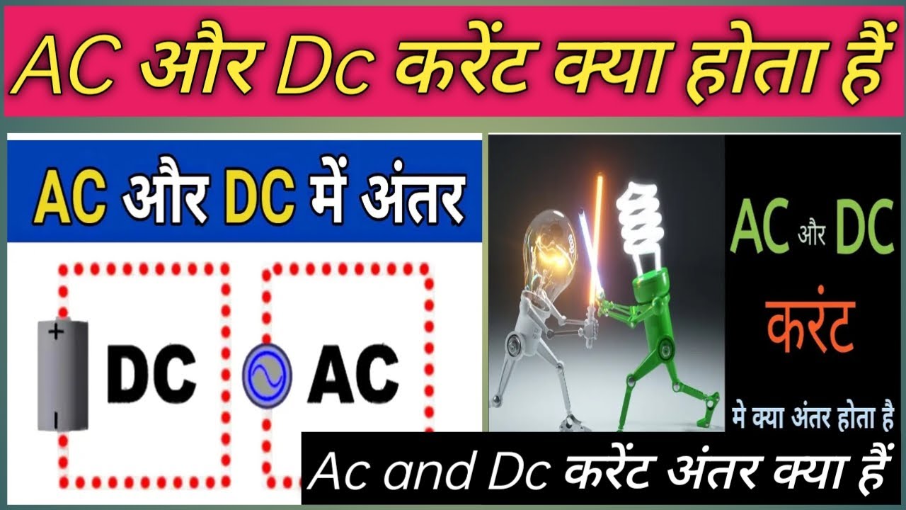 ac kya hai ! ac and dc kya hota hai ! ac and dc current ! ac and dc me ...