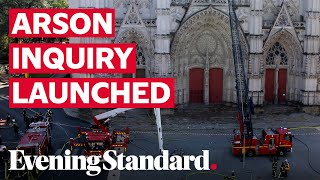France Nantes cathedral fire: Arson inquiry launched as 100 French firefighters battle blaze