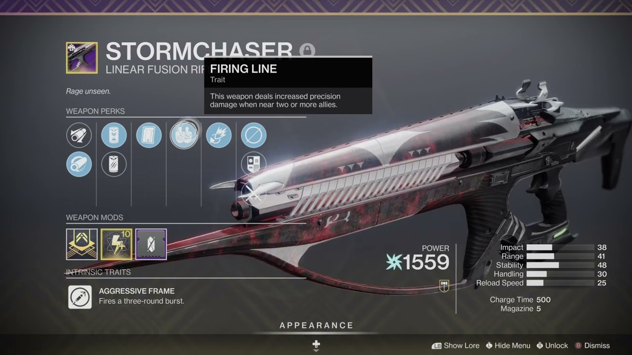 Get this STORMCHASER god roll RIGHT NOW!!