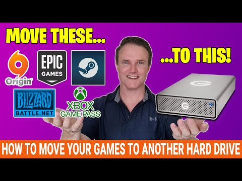 HOW TO MOVE GAMES TO ANOTHER HARD DRIVE | Steam, EA Origin, Epic Games, Blizzard, Microsoft