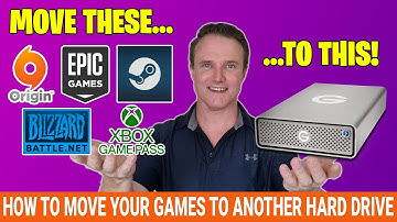 HOW TO MOVE GAMES TO ANOTHER HARD DRIVE | Steam, EA Origin, Epic Games, Blizzard, Microsoft