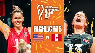 🇺🇸 USA vs. 🇨🇦 CAN - Highlights  Phase 1 | Women's World Championship 2022