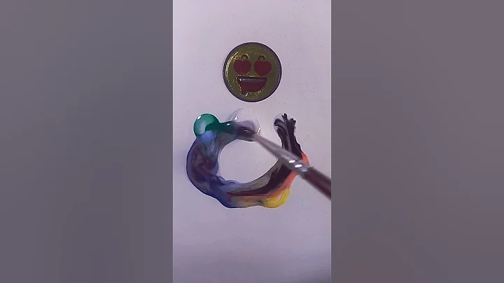 color mixing♥️ 💛💜 💙 💚🍏🖤🍒#colormixing #satisfying #coloring #viralvideo