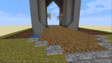 Cool Draw Bridge Using The Create Mod!