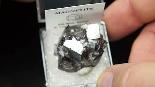 Magnetite (cubic), ZCA No. 1 Mine, Balmat, Fowler, St. Lawrence County, New York, USA