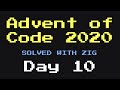 Joltage... my (not) only weakness! (warning: dynamic programming) ⚡ Advent of Code in Zig Day 10