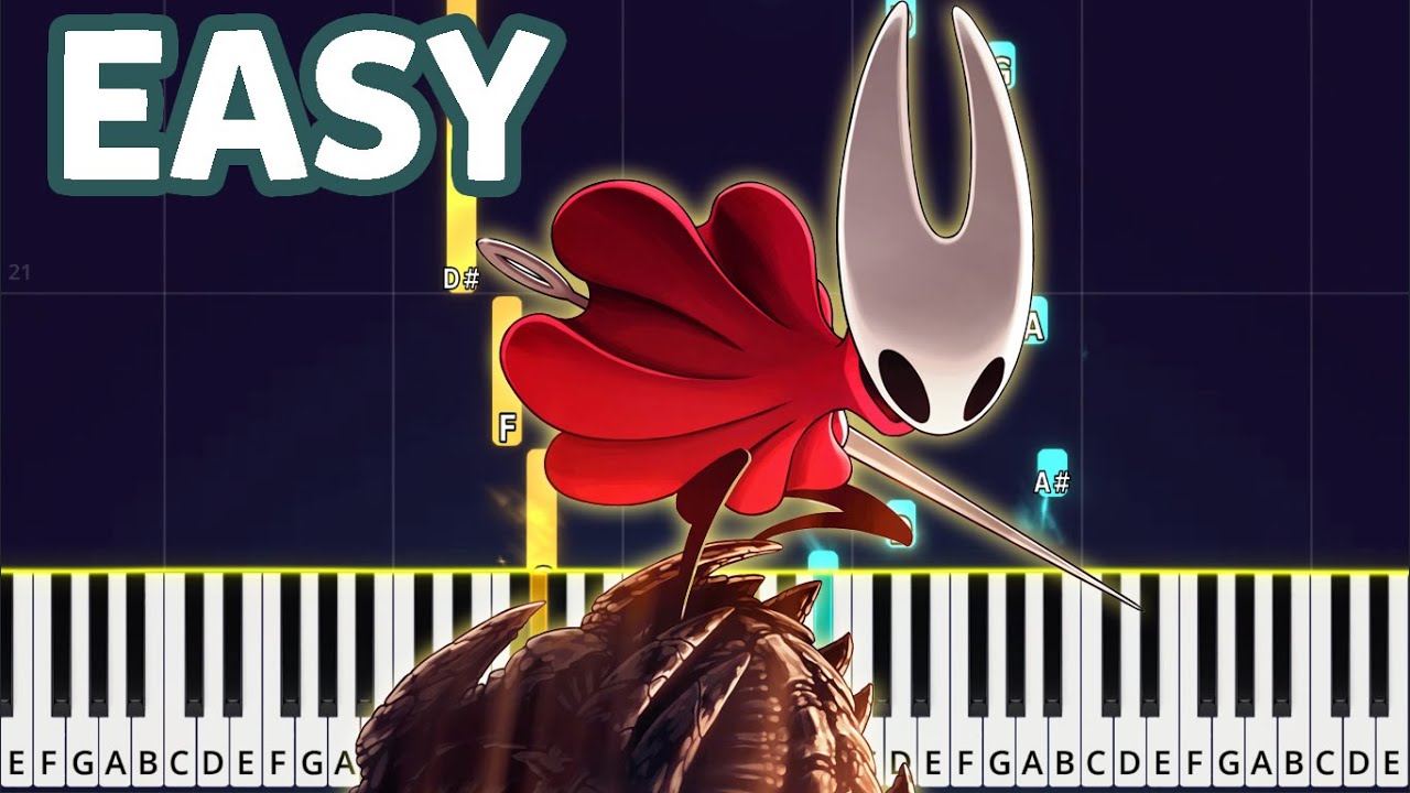 Choral Chambers - Hollow Knight: Silksong OST Easy Piano Tutorial