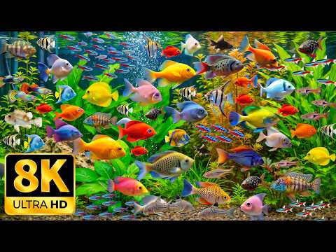 Marvel at Sea Animal in The Best 8K ULTRA HD Aquarium 🐠 Dive Into The Mesmerizing Underwater Realm